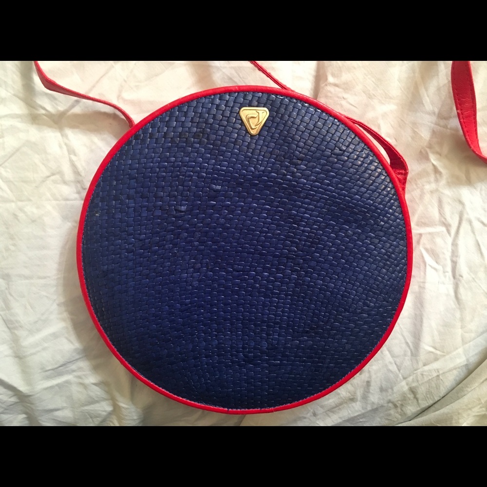 Vintage Cora Jacobs straw purse